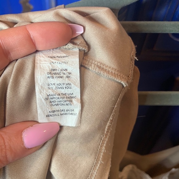 Show Me Your Mumu Kendall Maxi Dress Taupe 2XL - Picture 6 of 6
